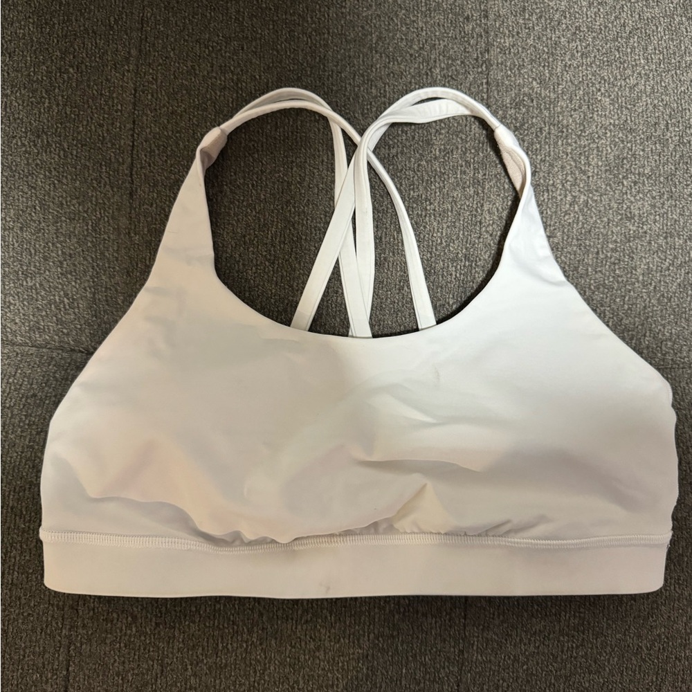 Lululemon Athletica White Sports Bra